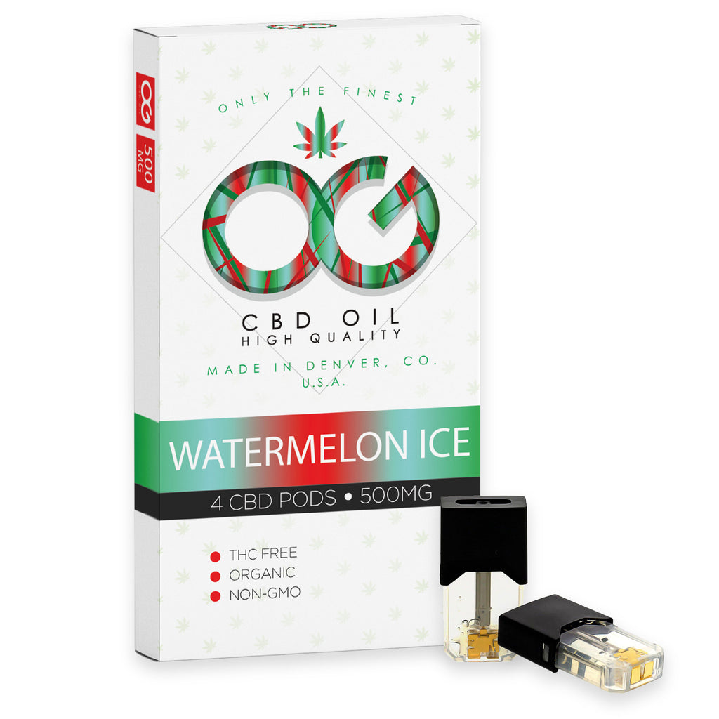 Watermelon Ice CBD Pods (Pack of 4)