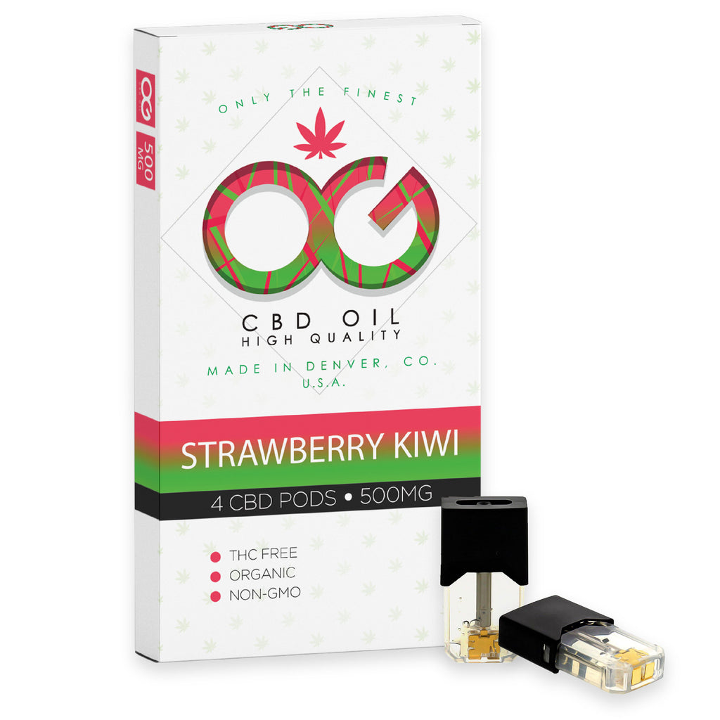 Strawberry Kiwi CBD Pods (Pack of 4)