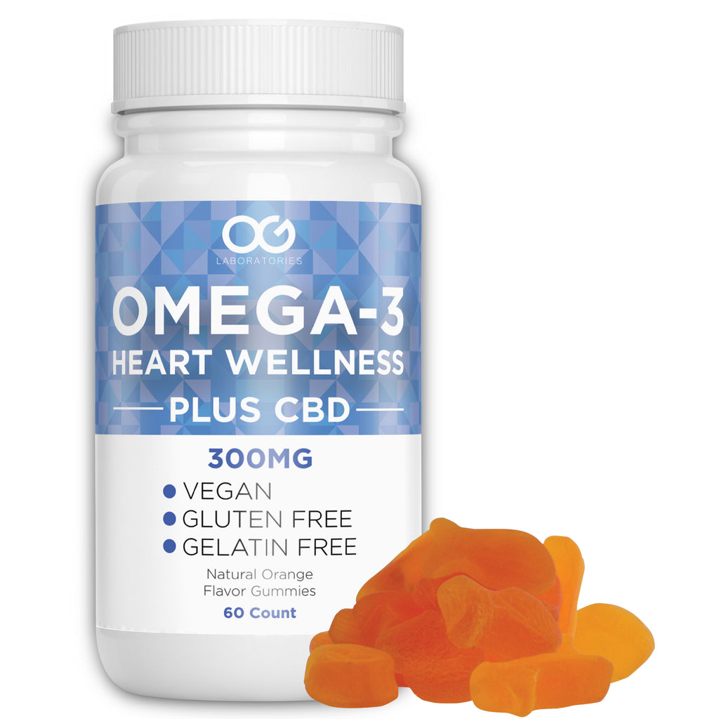 Omega-3 and CBD Vitamin Gummies (60 Count)