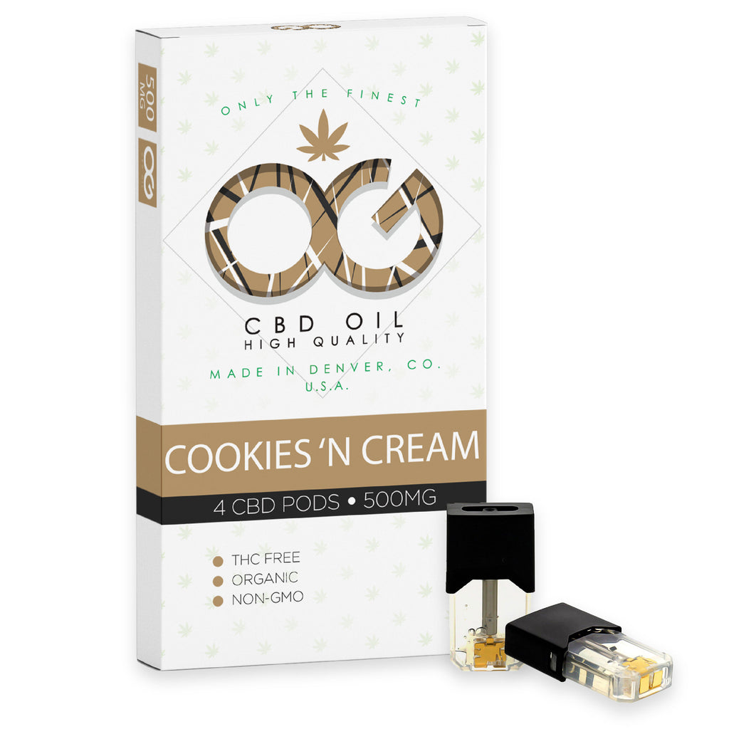 Cookies 'n Cream CBD Pods (Pack of 4)